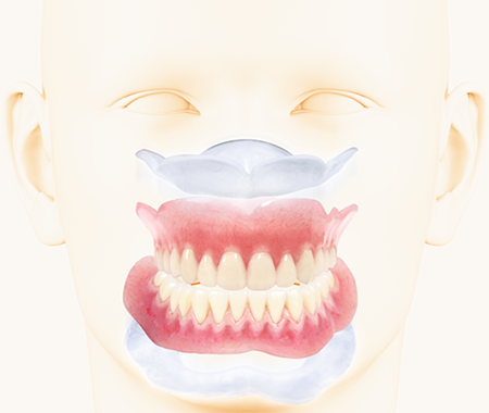 歯ぐきの粘膜のやわらかさに近い独自のシリコーン技術が、歯ぐきにかかる負担を軽減します